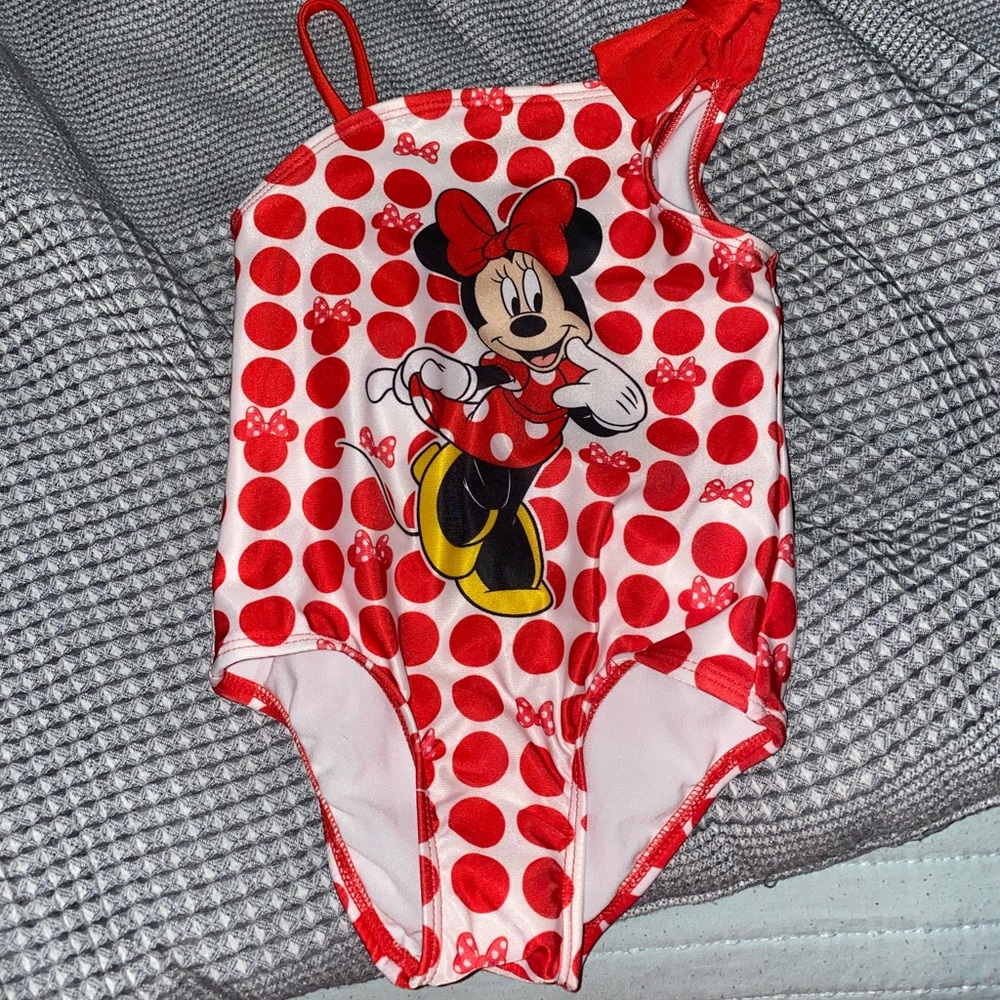 Toddler Girls' Minnie Mouse One Piece Swimsuit